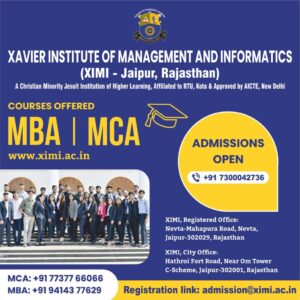 admission XIMI - Xavier Institute of Management and Informatics