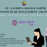 Maxview Now Poster page 0001 - Xavier Institute of Management and Informatics