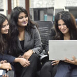 Students in computer lab at XIMI Jaipur