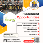 ximi placement opportunities in Bhasin Group 1 - Xavier Institute of Management and Informatics