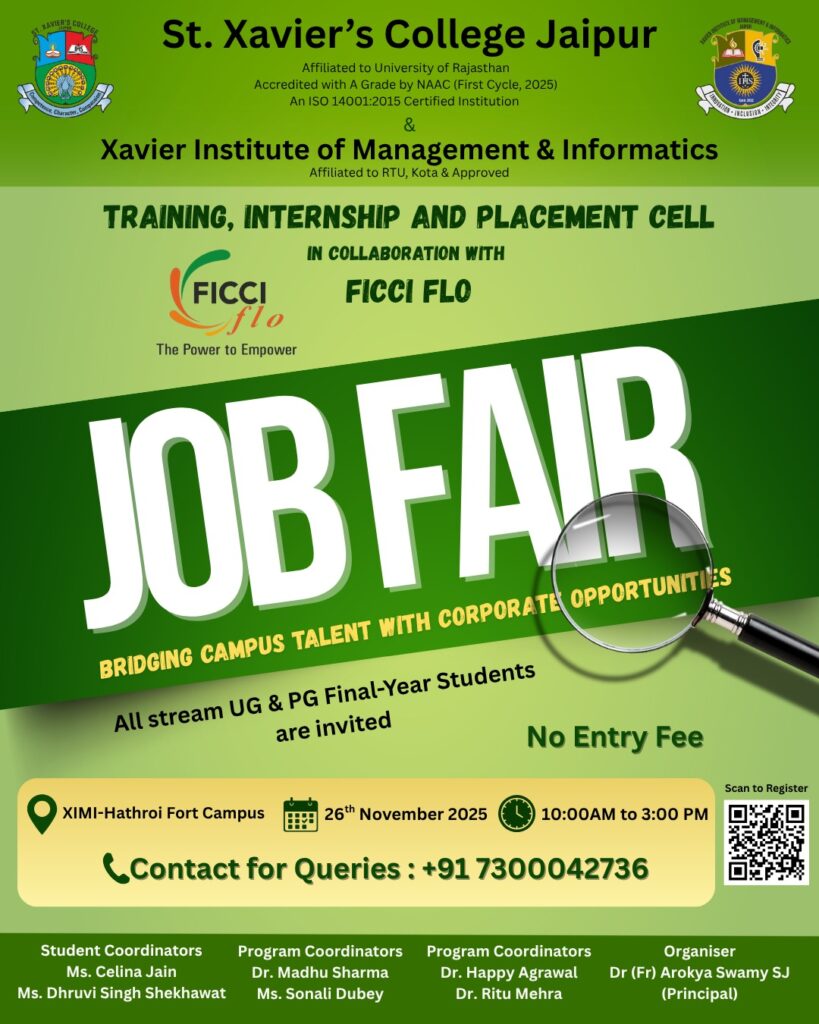 Job Fair 2025 - Xavier Institute of Management and Informatics