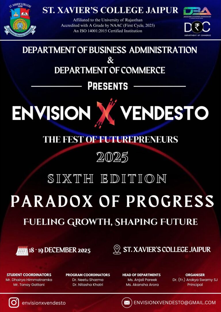 Poster E X V 2025 - Xavier Institute of Management and Informatics