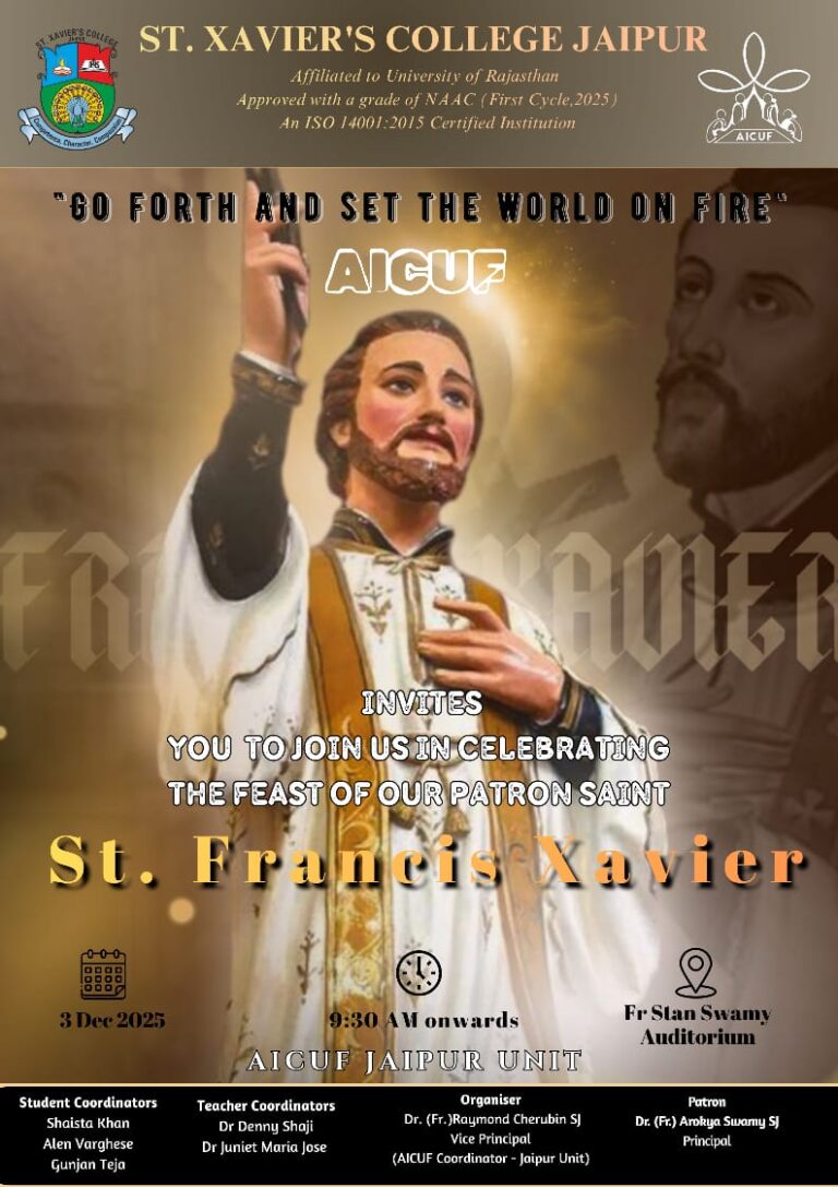 Poster Xaviers Day 2025 - Xavier Institute of Management and Informatics