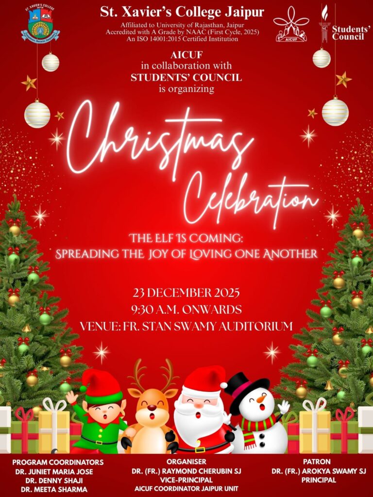 Christmas Celebration poster 1 - Xavier Institute of Management and Informatics