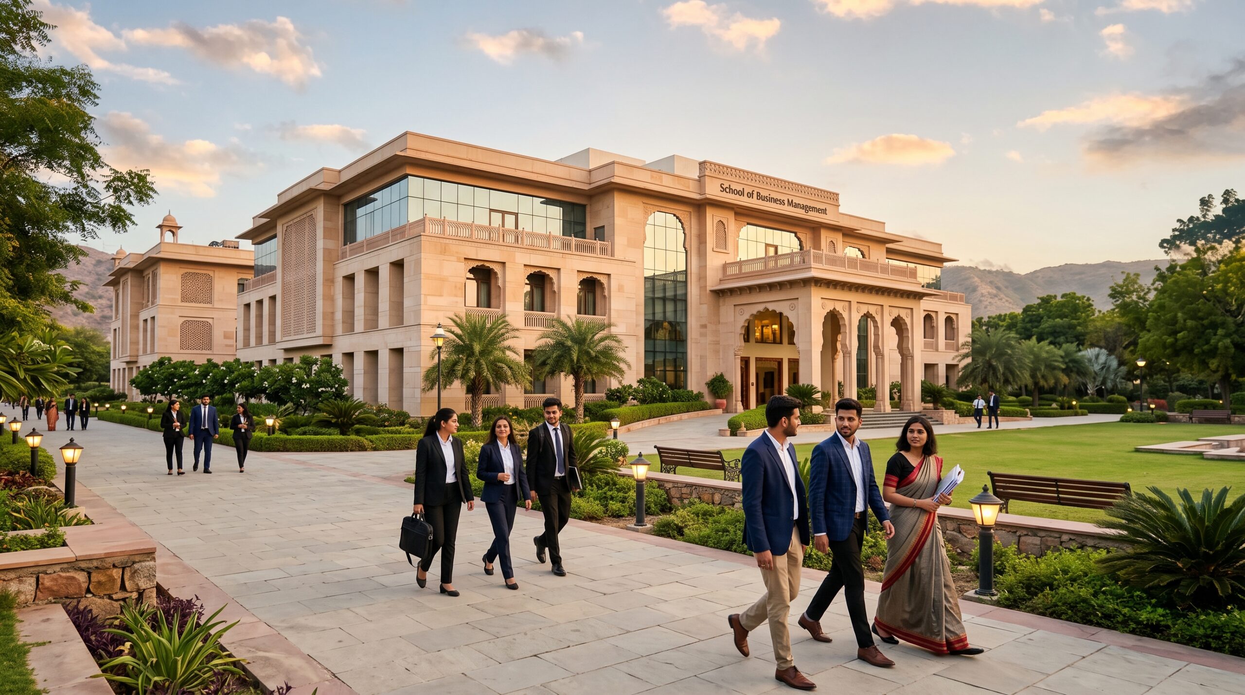 Top MBA colleges in Jaipur 2026 - campus building