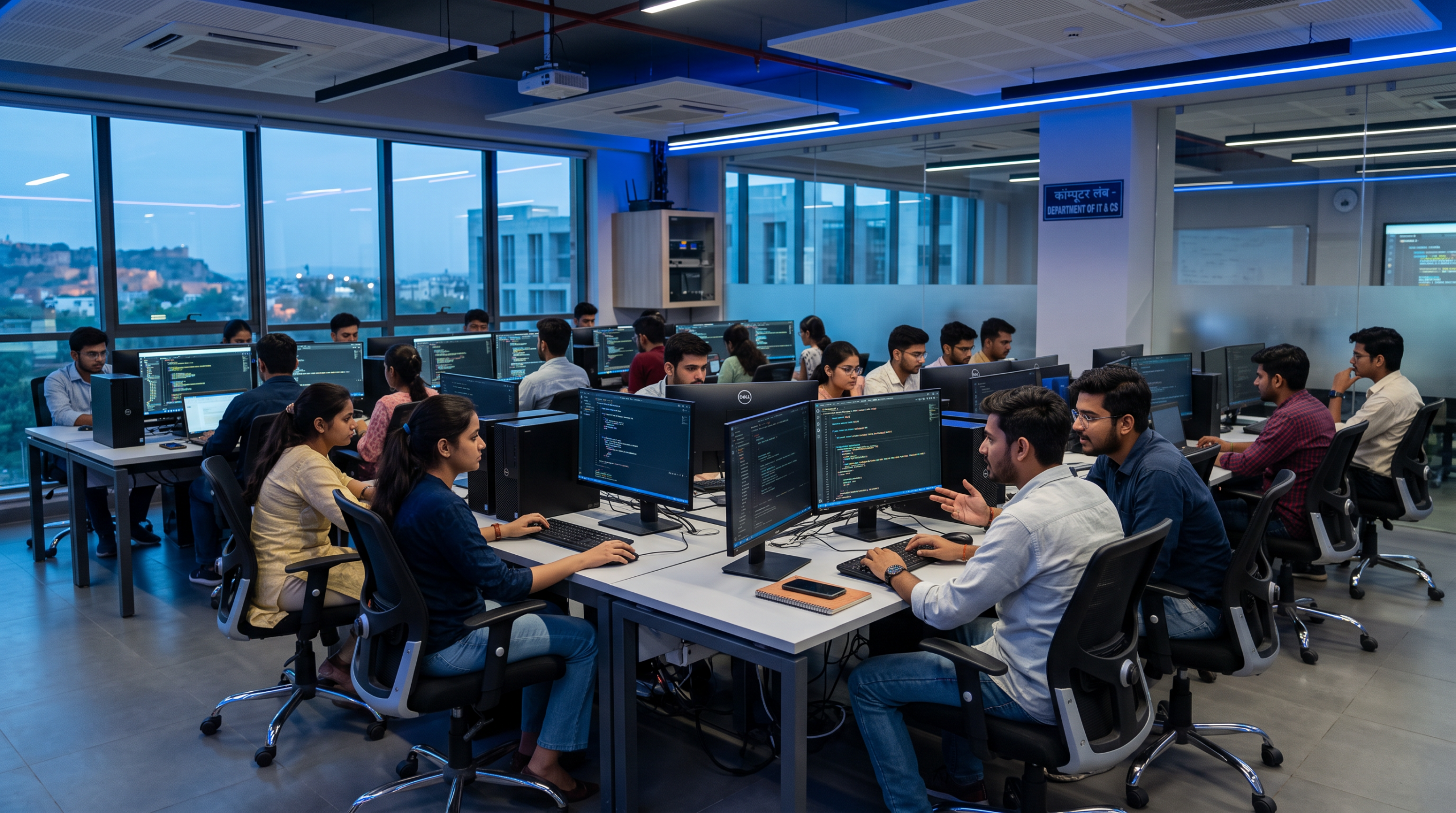Top MCA colleges in Jaipur 2026 - computer lab