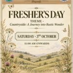 Freshers Day Poster 1 - Xavier Institute of Management and Informatics