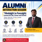 Poster Alumni Interaction session - Xavier Institute of Management and Informatics