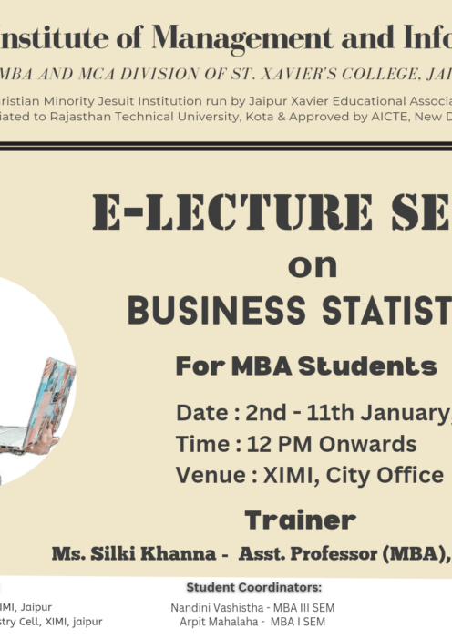 E- Lecture Series on Business Statistics