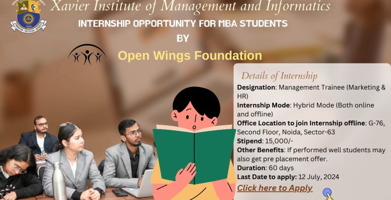 Internship Opportunity by Open Wings Foundation