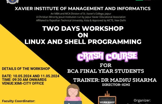 Workshop cum Crash Course Linux BCA III_poster